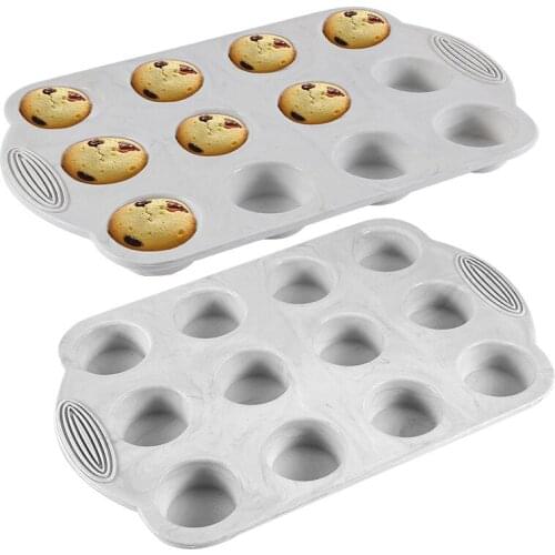 12 grid silicone mold muffin cup cake mold mold silicone non-stick silicone cake baking accessories baking tools