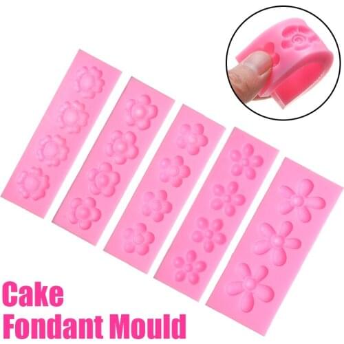 Silicone Flower Shape Chocolate Cake Mould DIY Flowers Series Sugarcraft Candy Mold Kitchen Baking Tool Heat Resistant Not Toxic