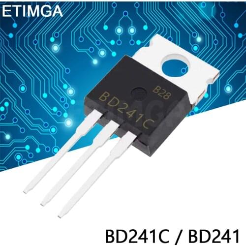 10PCS/LOT BD241C BD241 TO-220 Transistor