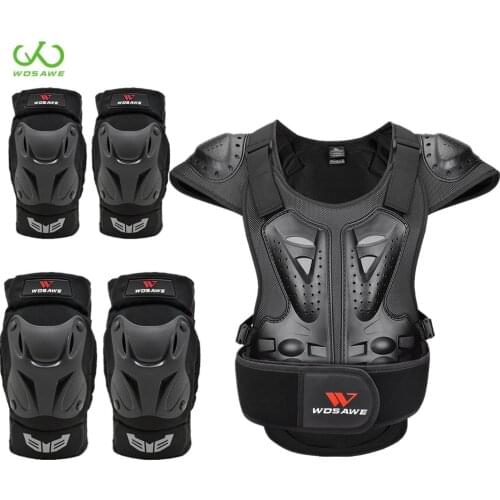 WOSAWE MTB Motocross Armor Protector Jacket Body Support Bandage Protective Gear Chest Ski Back Protection Suit Motorcycle Vest