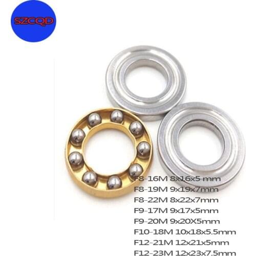 1PCS rolamentos em miniatura de esferas de impulso, três em um, F8-16M F8-19M, F8-22M, F9-17M, F9-20M, F10-18M rolamento axial 1