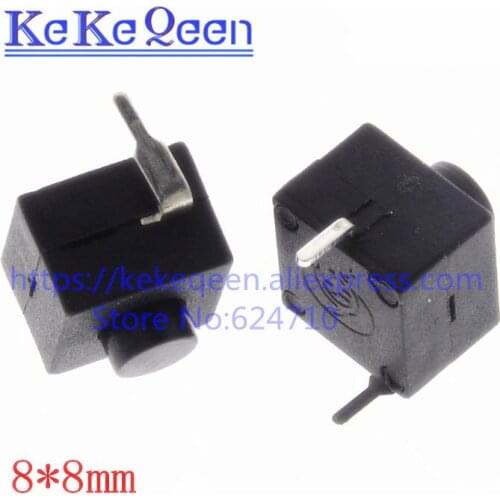 100Pcs/Lot Flashlight Button Switch 8008-112A 8*8mm 8008 2Pins (ON-OFF) Strong Light Switch