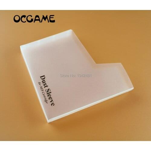 OCGAME For NES Cartridge Dust Sleeve For NES Matte with Dust Covers Protector For NES Shell Cover Case Sleeve 10pcs/lot