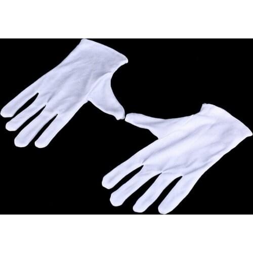 2020 Musical Instrument White Soft and Lint-free Performance Gloves for Saxophone Trumpet Flute Clarinet Marching Bands