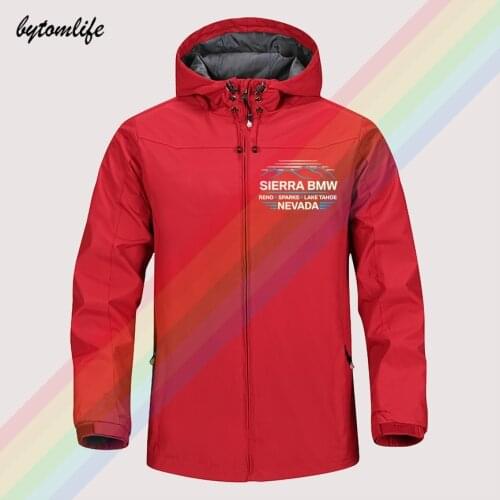 2021 Sierra BMW Motorcycle Nevada Autumn Winter Sailing Hiking Outdoor Hooded Windproof Jacket Men Top Quality Soft Asian Size