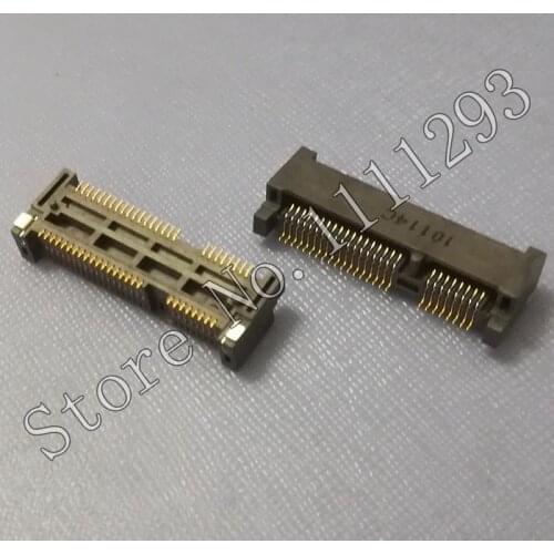 5pcs/lot Mini PCI-E 52P , 0.8mm , 5.7H SMT Connector for Asus etc Laptop