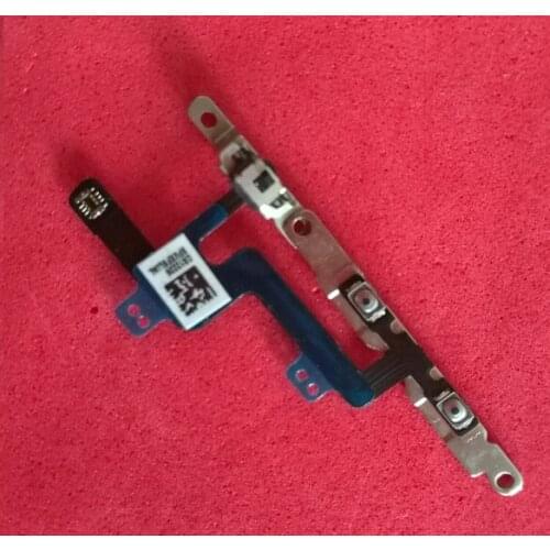 50pcs Volume Button Flex Cable With Metal Plate For iPhone 6 4.7" Replacement Parts