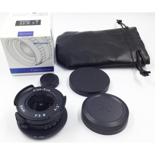 8mm F3.8 CCTV TV Movie c mount Wide Angle Fisheye Lens for Fujifilm X-E2/X-E1/X-Pro1/X-M1/X-A2/X-A1/X-T1 mirrorless camera