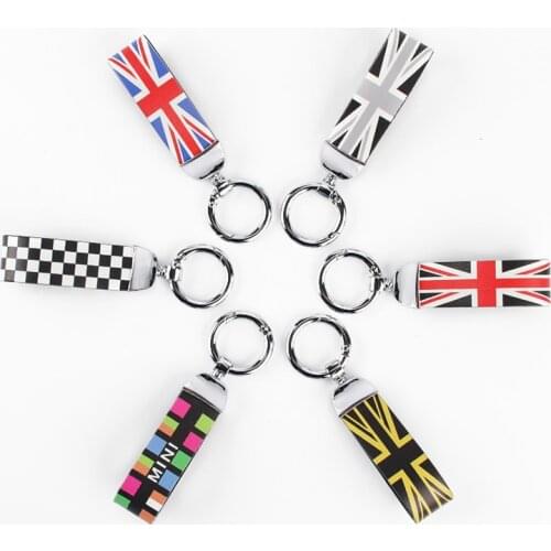 For Mini Cooper S R56 JCW R50 F56 R53 F55 R60 R55 R52 F54 F57 F60 R57 R58 One Countryman Clubman Car Keychain Key Chain Ring