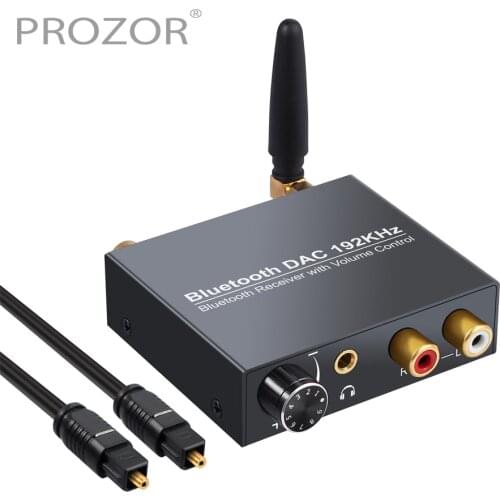 ЦАП преобразователь блютуз регулятор громкости цифровой оптический коаксиальный Toslink в аналоговый аудио преобразователь