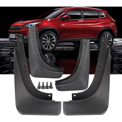 For Chery Tiggo 7 pro 2020 2021 4pcs/set Auto Accessories Scratch Resistant Front Rear Mud Flaps Splash Guards Car Mudguards