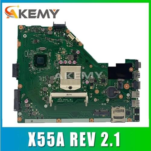 X55A Motherboard REV:2.1 /2.2 HM70 DDR3 for ASUS X55A laptop Motherboard X55A Mainboard X55A Motherboard test 100% OK