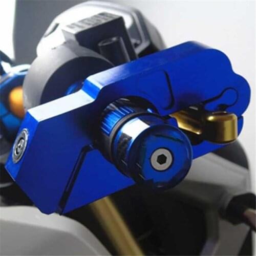 Motorcycle Scooter ATV Handlebar Grip Security Safety Metal Lock with 2 Keys