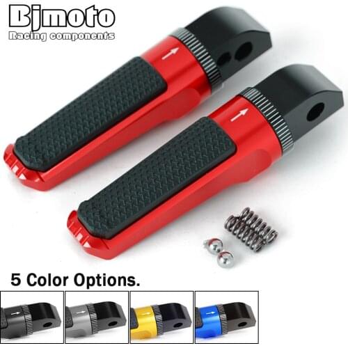 Motorcycle Foot Pegs Rear Passenger Pedal For TRIUMPH BONNEVILLE T100/T120 DAYTONA 675 SCRAMBLER 1200XC SPEED TRIPLE/TWIN STREET