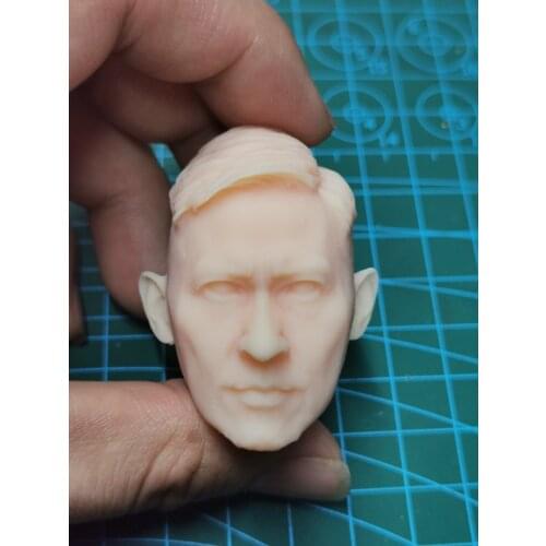 1/6 Scale Nick Cheung Unpainted Head Model for 12''Figures Body DIY Accessories