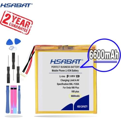 New Arrival [ HSABAT ] 6600mAh Replacement Battery for Onda V80Plus V80 Plus OC801 OI100 V80SE OI101