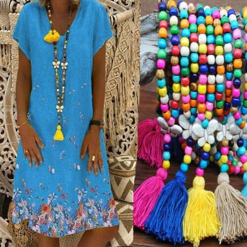 Bohemian Handmade Tassel Necklace Long Wood Bead Butterfly Sweater Chain Necklace Women Gift Bijoux Femme Accesorios Mujer 2020