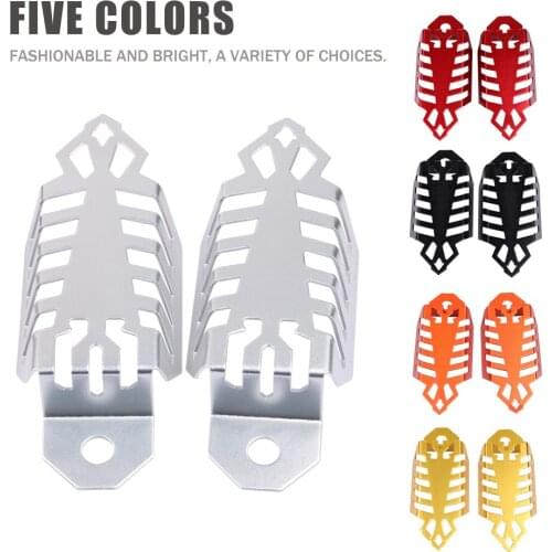 For Honda Yamaha Kawasaki Suzuki Motorcycle Front Shock Absorber Fork Guard Protector Cover Board Decorations Protect Universal