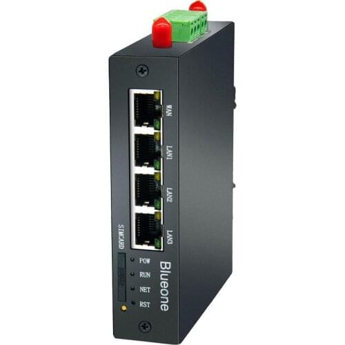 PLC HMI Remote Control Module IoT Gateway, USB/RS232/RS485/Ethernet/ WiFi/4G Router MQTT DTU