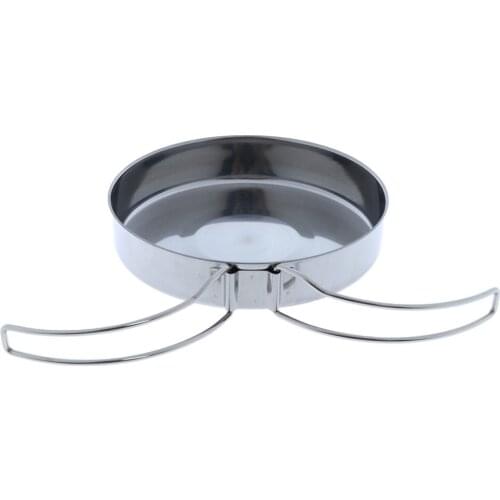 Portable Frying Pot Outdoor Camping Pot Cookware Stainless Steel Frying Pan Solid and Durable