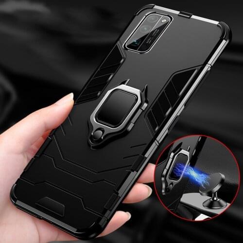 Luxury Hard PC Ring Phone Case For Huawei Y5P Y6P Y7P Y8P Y9A Y6S Y8S Y9S Honor 10 Lite 20 30 Pro Plus 20S 30S Cover Holder Case