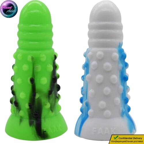 Weird Silicone Bullet Anal Plug Butt Dildo Vagina Masturbator Women Lesbian Pussy Anus Gay Men Prostate Sex Toys Suction-Cup