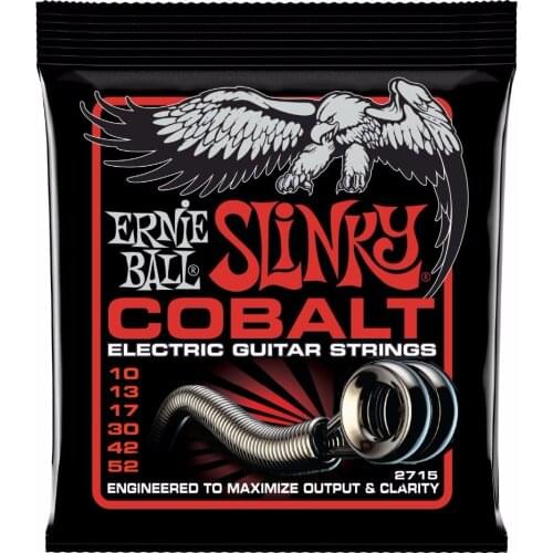 Ernie Ball 2715 Cobalt Skinny Top Heavy Bottom Electric Guitar Strings 010-052