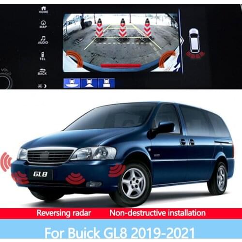 Built-in Installation Front Rear Radar Sound Alarms For Car Reversing Images Suitable For Buick GL8 2019-2021