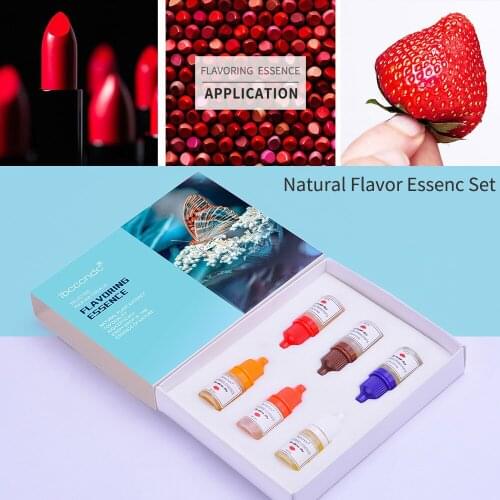 1 Set Lip Gloss Flavoring Oil Natural Flavor Essence Handmade Food Grade Essential Oils For DIY Lip Gloss Lipstick Makeup