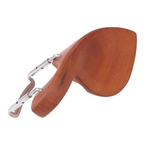 2 pcs/lot Full Size 4/4 3/4 Violin Chin Rest Jujube Wood with Silver Chin Rest Screw Violin Parts Accessories free shipping