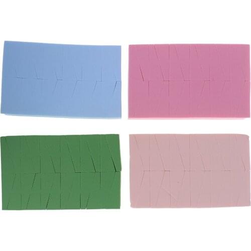 24pcs Hot Sale Makeup Foundation Triangle Sponge Face Cosmetic Puff Cosmetic Sponge Tools
