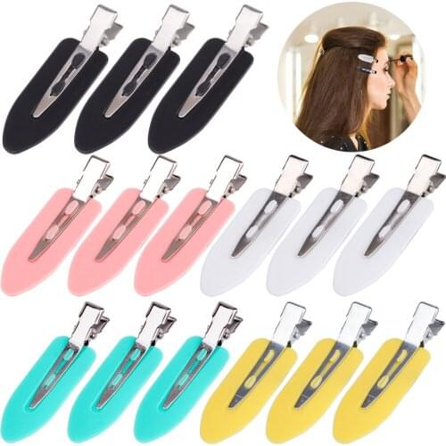 4/10Pcs No Bend Seamless Hair Clips Side Hairdressing Bangs Barrette Makeup Washing Face Accessories Women Styling Hairpins
