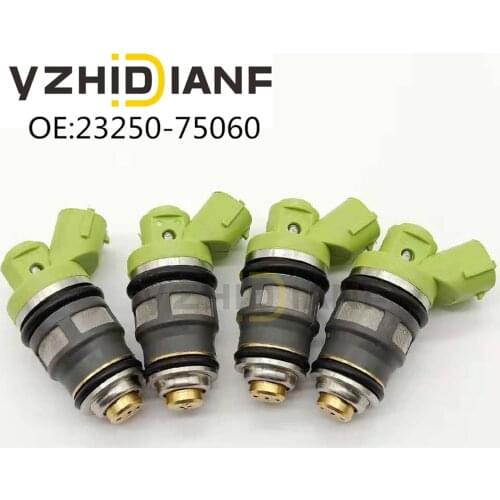 4pcs/lot Fuel Injector nozzle 23250-75060 23209-79105 Fit Toyota- Hiace RZH10 RCH1 RCH2 TUV RZF8 2RZE 2325075060 2320979105