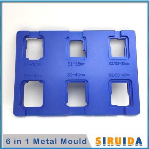 6 in 1 Precision Position Mold Alignment Mould For Apple Watch Series 4 3 2 1 Touch Panel Glass OCA Glue Laminating Repair Tool