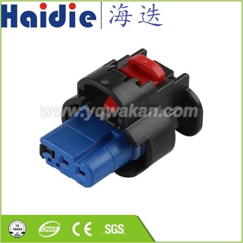 Free shipping 2sets 3pin Auto Electri wire harness plugIgnition coil plug plastic connector 1-2296695-1