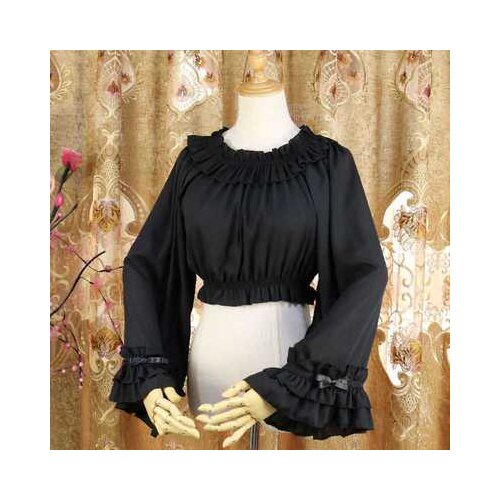 Renaissance Blouse Peasant Women Off Shoulder Sleeves Shirt Boho Steampunk Pirate Medieval Cosplay Costume Corset Top Vintage