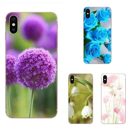 For Sony Xperia Z Z1 Z2 Z3 Z3+ Z4 Compact Z5 Plus M2 M4 XA XA1 XZ Premium TPU Transparent Cover Dandelion Lotus Roses