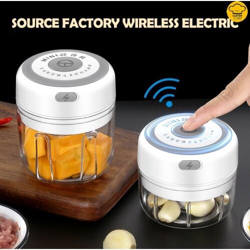 Vegetable slicer kichen accessories Mini wireless,electric garlic masher kitchen gagets portable artifact,USB charging