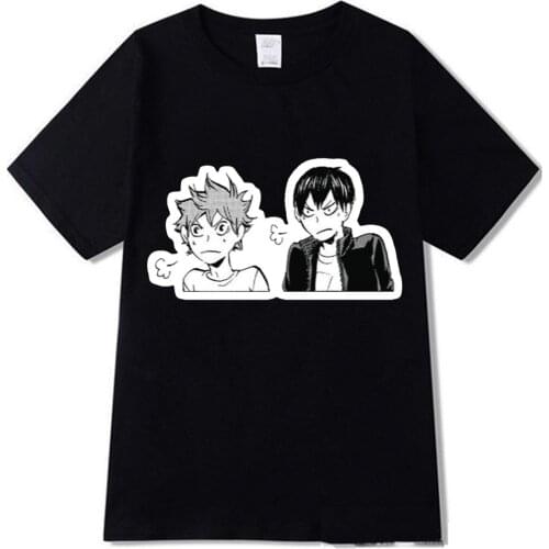 Haikyuu Harajuku Printed Women t-shirt Couple Streetwear Fashion Casual Men Cotton T Shirt Tees Tops Harajuku Streetwear