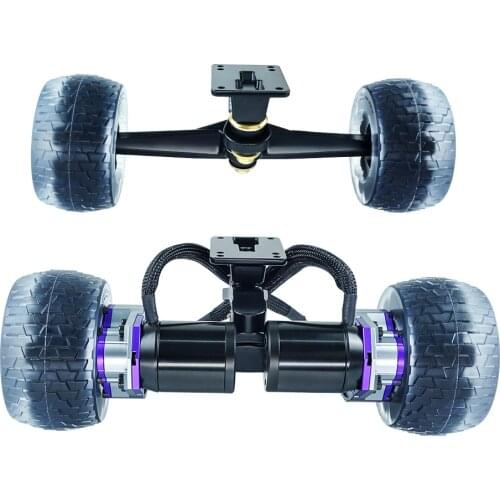 Group T6 DIY Electric Skateboard Double Kingpin Trucks and H5065 Motor Kits (Gear Drive)