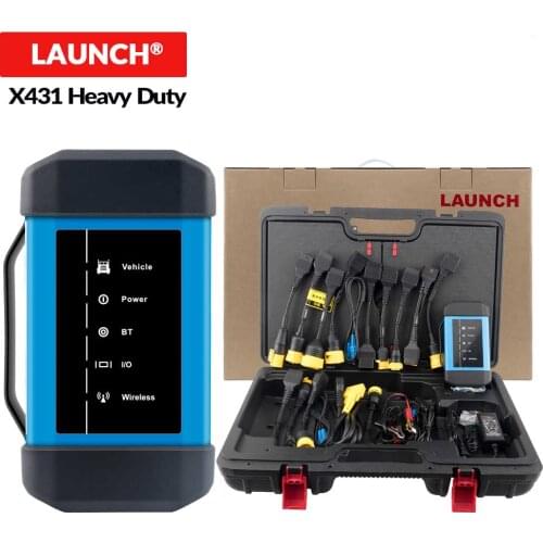 LAUNCH X431 Heavy Duty Module V3.0 For 24 v Truck Diagnostic Tool Work With X431 V Pro3 PAD II supports 38 truck brands Software