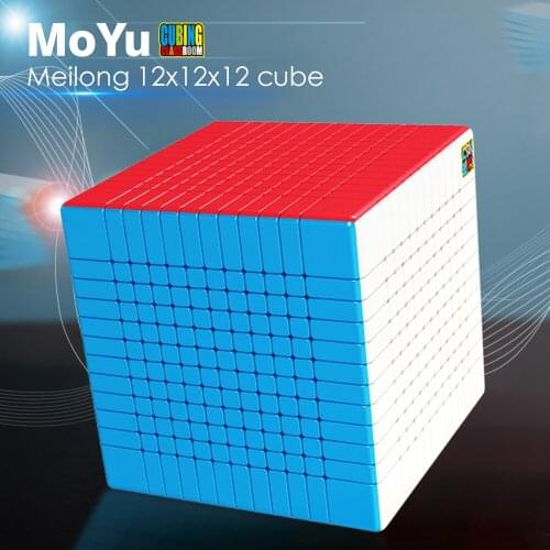 MoYu Cubing classroom Meilong 12x12x12 Magic Speed Cube Stickerless Puzzle Cube Educational Toys For Children 12x12 Cube