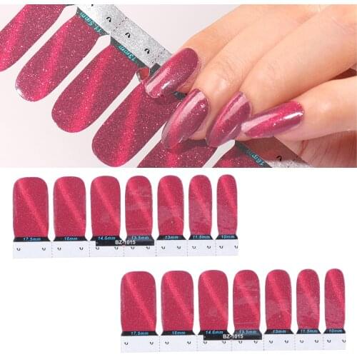 Full Cover Nail Stickers Nail Polish Nail Decoration Nails Sticker Designer Self Adhesive Nail Sticker Creative Nailart Stickers