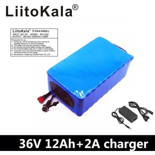 NEW 36V 12AH Electric Bike Battery Built in 20A BMS Lithium Battery Pack 36 Volt with 2A Charge Ebike Battery 36V Power Battery