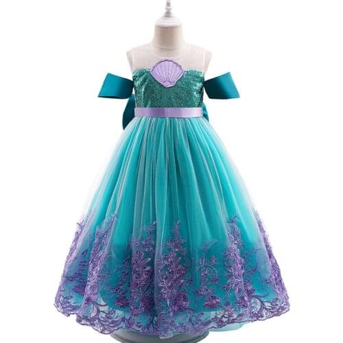 Melario Fancy Girl Princess Dresses Cosplay Costume Snow Christmas Halloween Princess Dress Up Children Party Clothes Vestidos