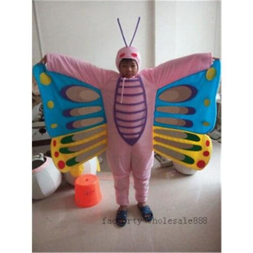 Advertising Carnival Halloween butterfly Mascot Costume Animals Suits Outfits Cosplay Party Game Dress Adults Size Holiday New
