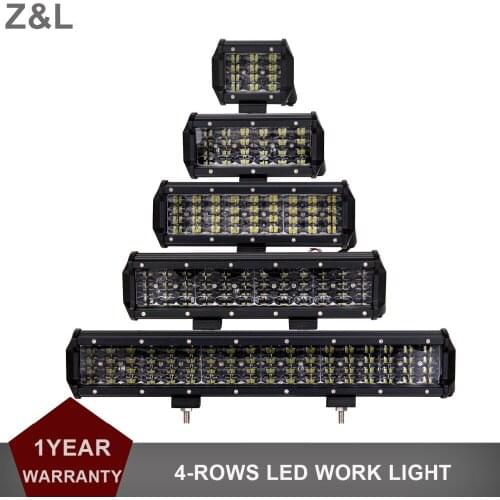 4 9 17 INCH LED WORK LIGHT EXTERIOR CAR SUV 12V 24V UNIVERSAL MODIFICATION COMBO TRUCK TRAILER WAGON PICKUP BOAT INDICATOR LAMP