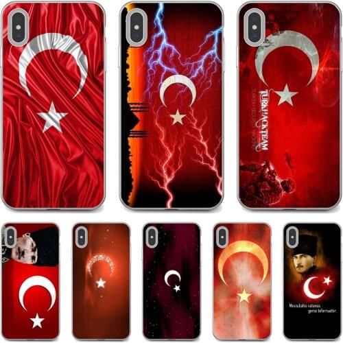 Turkei-Turkey-Ataturk-Flag-Banner Silicone Phone Case For Xiaomi mi Redmi Note 3 4 4X 5 6 7 8 8t 9 9s 9t 10 pro lite
