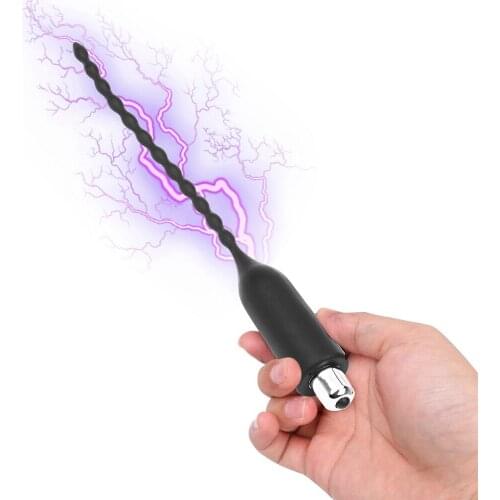 Urethral Dilators Sex Toys for Men Horse Eye Stimulation Penis Plug Sex Sounds Electric Shock Vibration Catheters