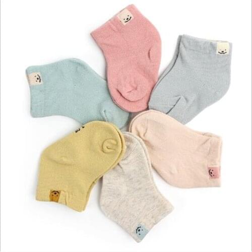 Spring Autumn New Cotton Baby Socks Fashion Cute Newborn Socks Soft Baby Socks